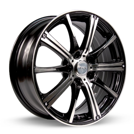 Alloy Wheel, Spark 14x5.5 4x100 ET38 CB73.1 Black Machined